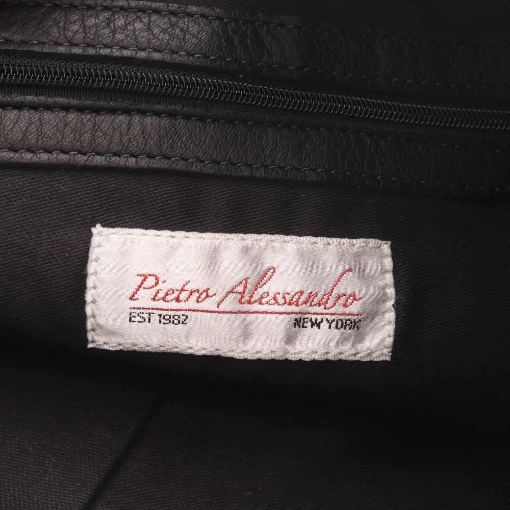 ■ Pietra Alessandra ピエトラアレッサンドラ ショルダー トートバッグ 鞄 2way ヒョウ柄 レディース ベージュ系