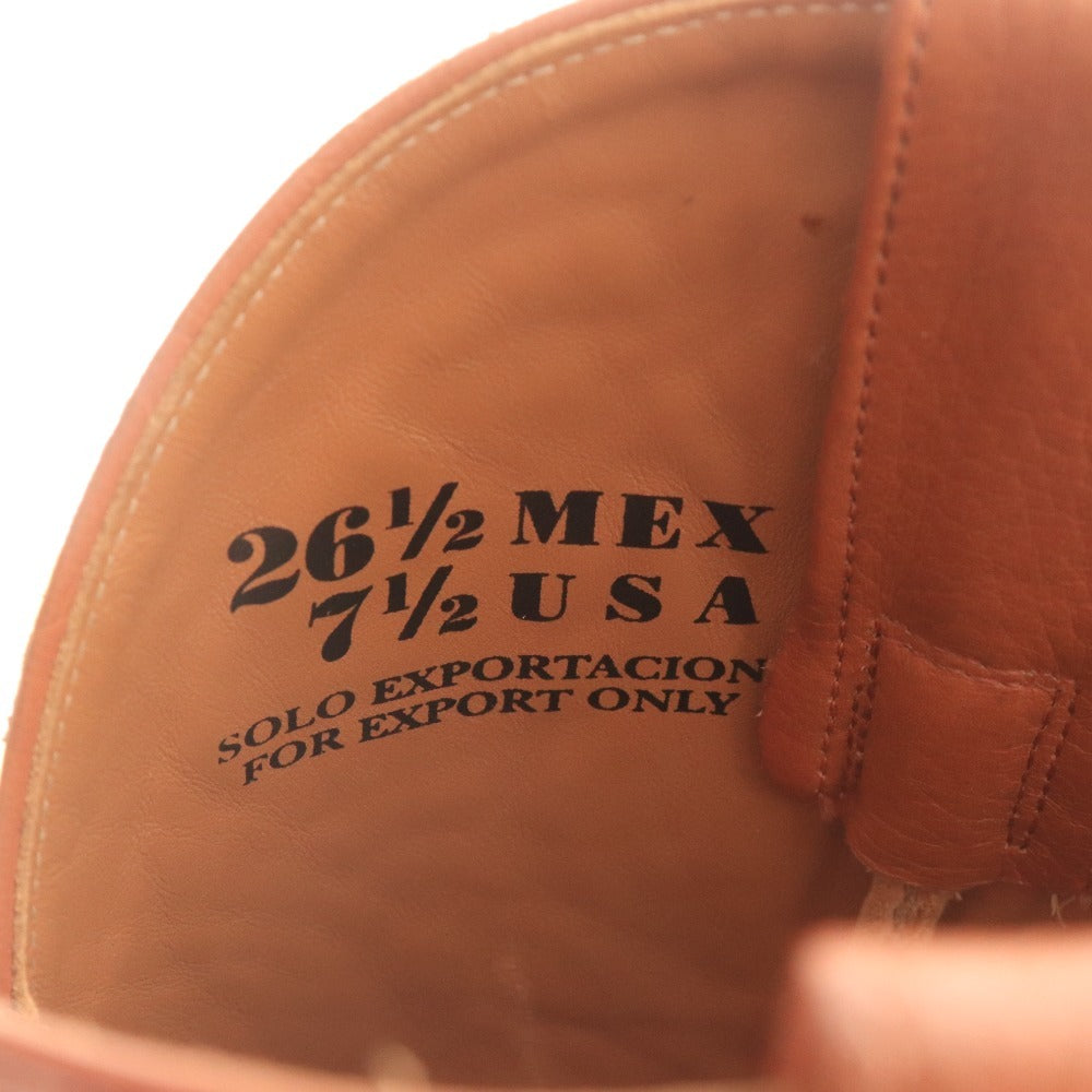 ■ Dos de ORO ウエスタンブーツ 876 0105 靴 ミドル メンズ レディース USA 7 1/2 (25.5cm相当) ブラウン 未使用