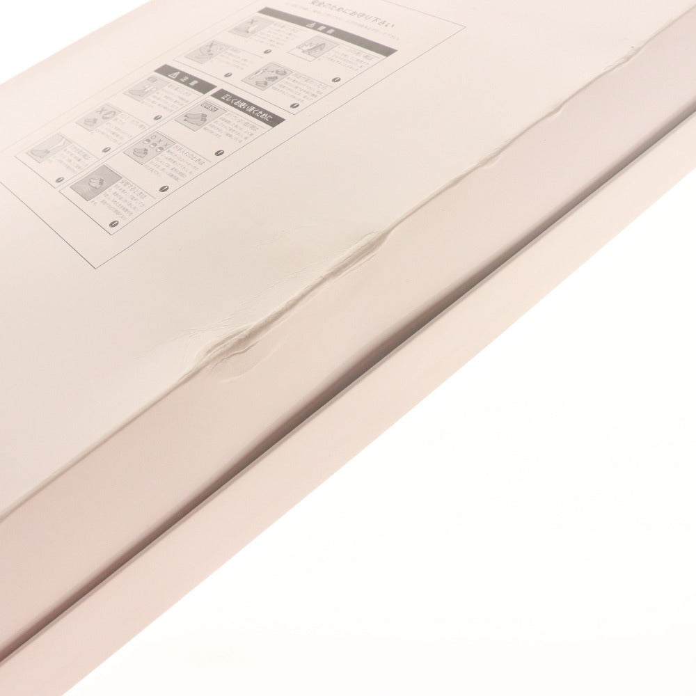 ■ 銀座かねまつ ロングブーツ 靴 スエード ハイヒール ファー レディース 25 ブラック 箱付き 未使用