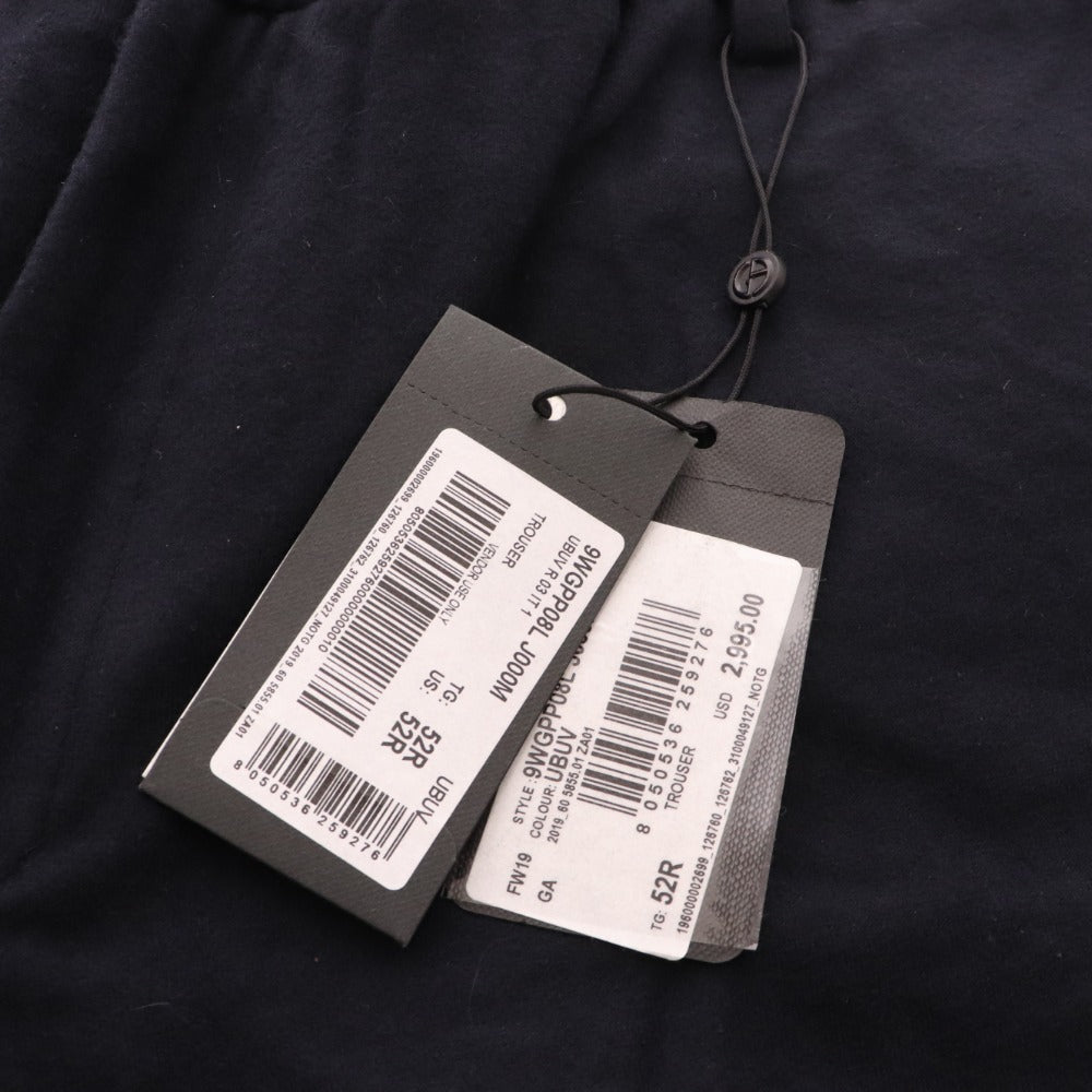 ■ ジョルジオアルマーニ ジョガーパンツ ウールパンツ スウェット ボトムス メンズ 52R ネイビー タグ付き 未使用