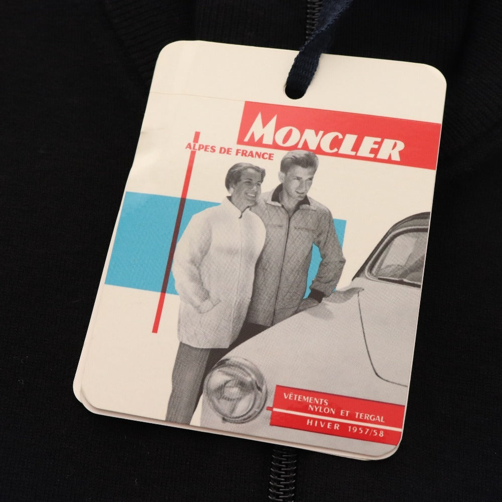 ■ Moncler MAGRIONE TRICOT parka jacket zip-up outerwear men's XL black with tags unused