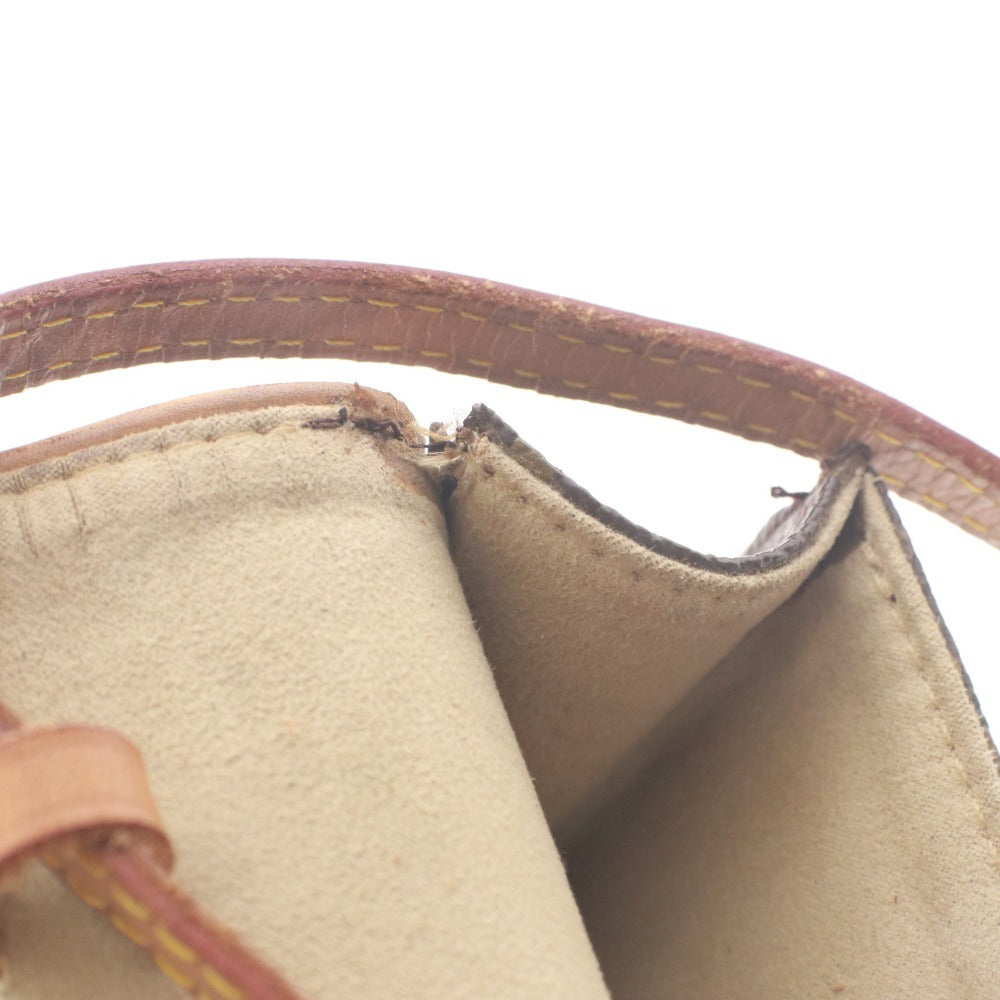 ■ LOUIS VUITTON Shoulder Bag Pouch Pochette Twin GM M51852 Canvas Monogram Pattern Pouch Men's Ladies Brown