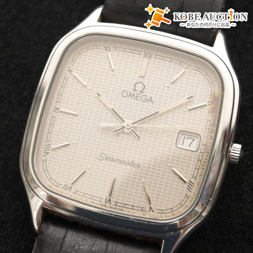 □ OMEGA オメガ 腕時計 Seamaster シーマスター スクエア型 スイス製