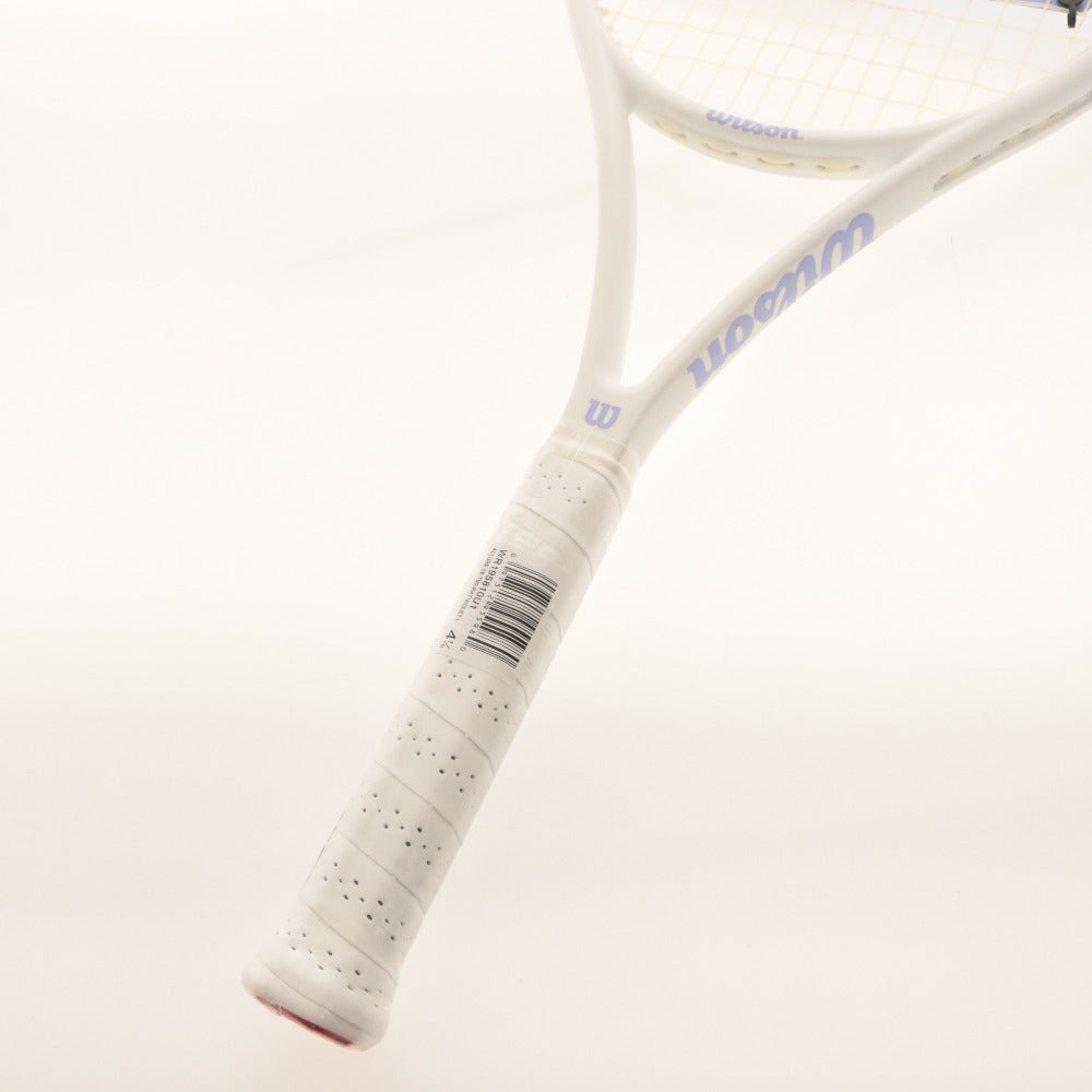 ■ Wilson ウィルソン テニスラケット ALLURE SE TNS RKT VIOLET 1 硬式 267g 全長69.5cm 4 1/8 G1 ライトブルー ガット付き