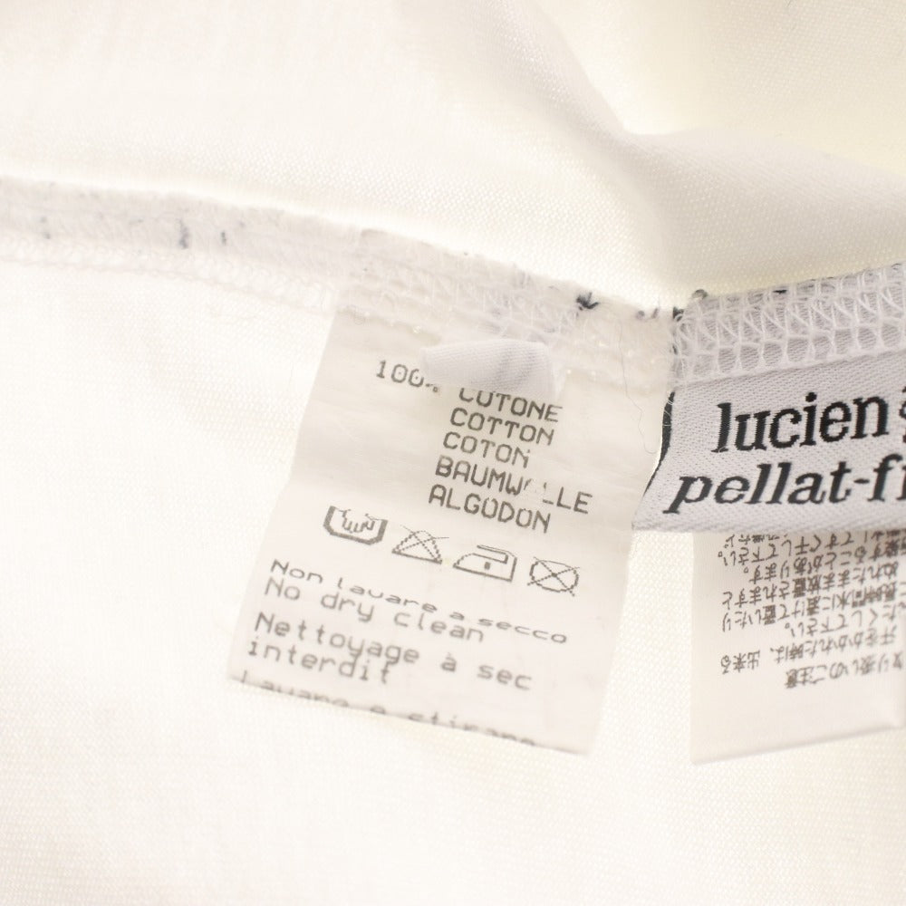 ■ ルシアンペラフィネ Lucien Pellat-Finet カットソー 長袖 ロンT バックプリント ドクロ スカル レディース S ホワイト系