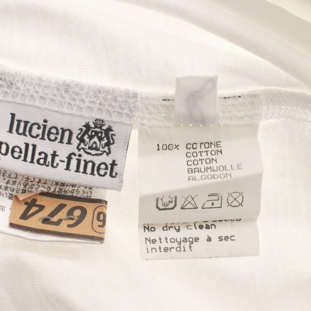 ■ ルシアンペラフィネ Lucien Pellat-Finet カットソー 長袖トップス ロンT ドクロ スカル バックプリント レディース メンズ L ホワイト
