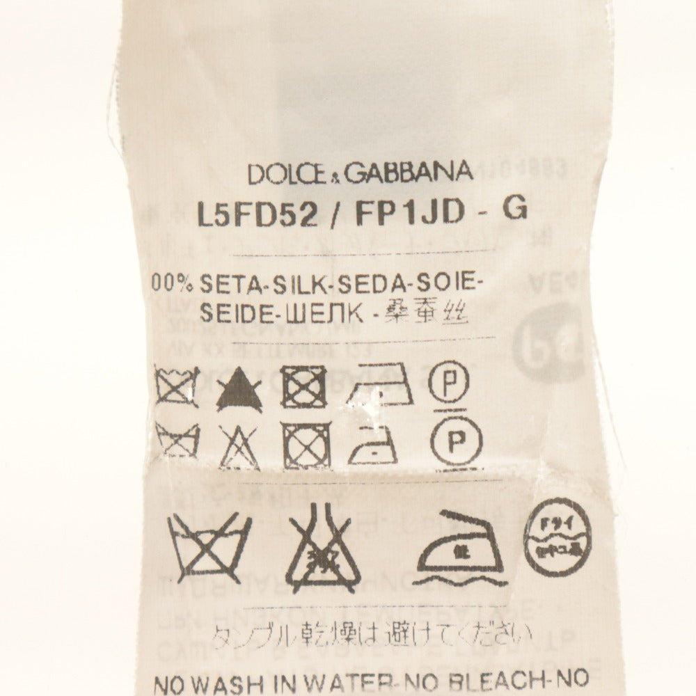 ■ ドルチェ&ガッバーナ DOLCE&GABBANA ワンピース チュニック シルク 女の子 キッズ 4(101-107cm)マルチカラー