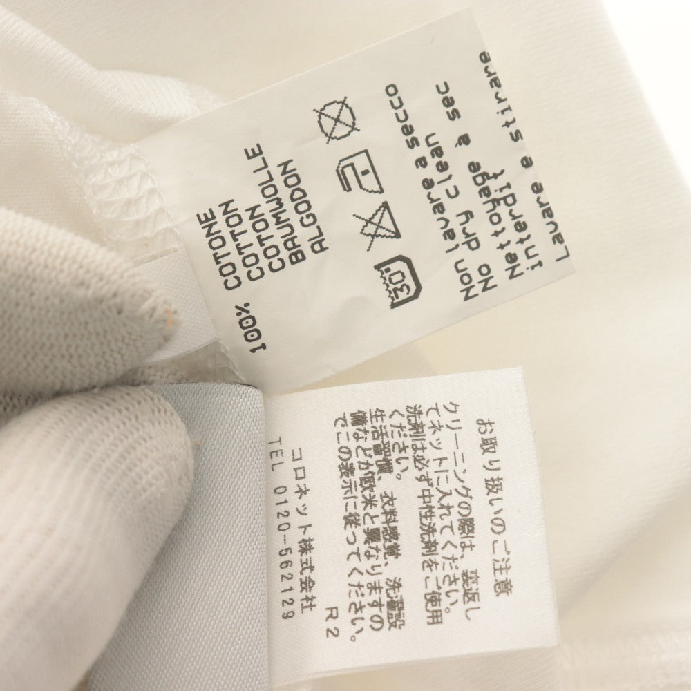 ■ ルシアンペラフィネ lucien pellat-finet Tシャツ 半袖 トップス スカル ドクロ メンズ L ホワイト系