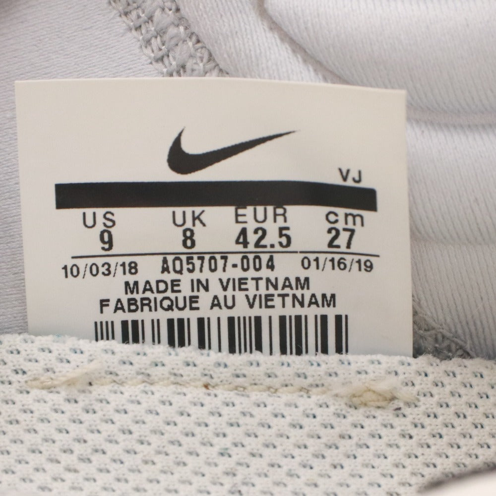 ■ NIKE ナイキ スニーカー シューズ 靴 フリーランフライニット3.0 ピュアプラチナム AQ5707-004 メンズ 27.0cm ホワイト ライトグレー系