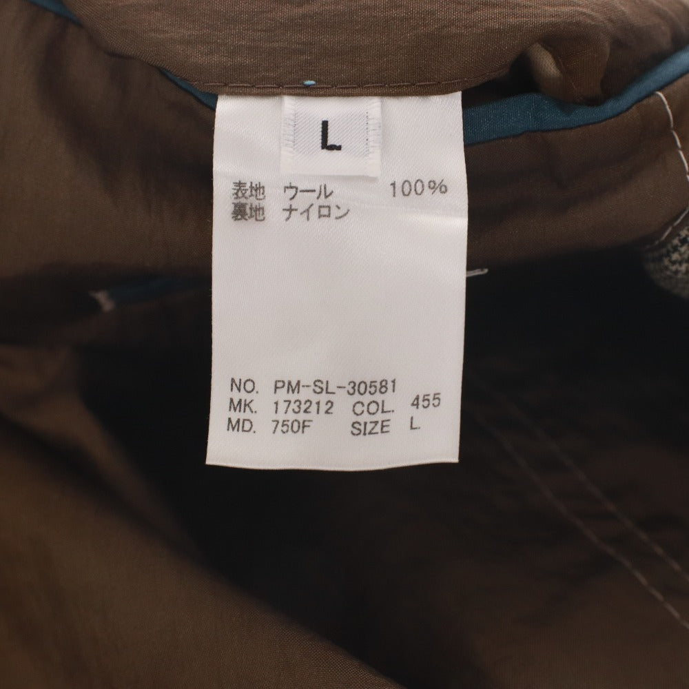 ■ Paul Smith ポールスミス ジャケット アウター ボタン ポケット メンズ L カーキ系