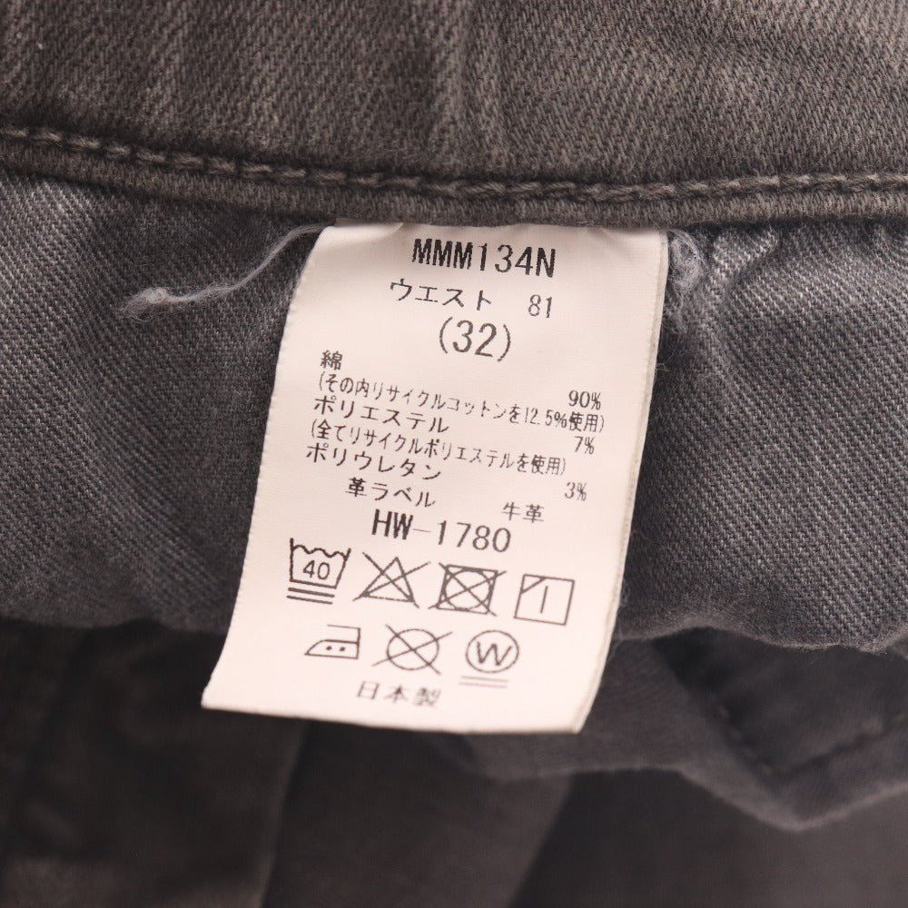 ■ ビッグジョン デニムパンツ ジーンズ ボトムス MMM134N キャロットレッグ テーパード メンズ 32 グレー