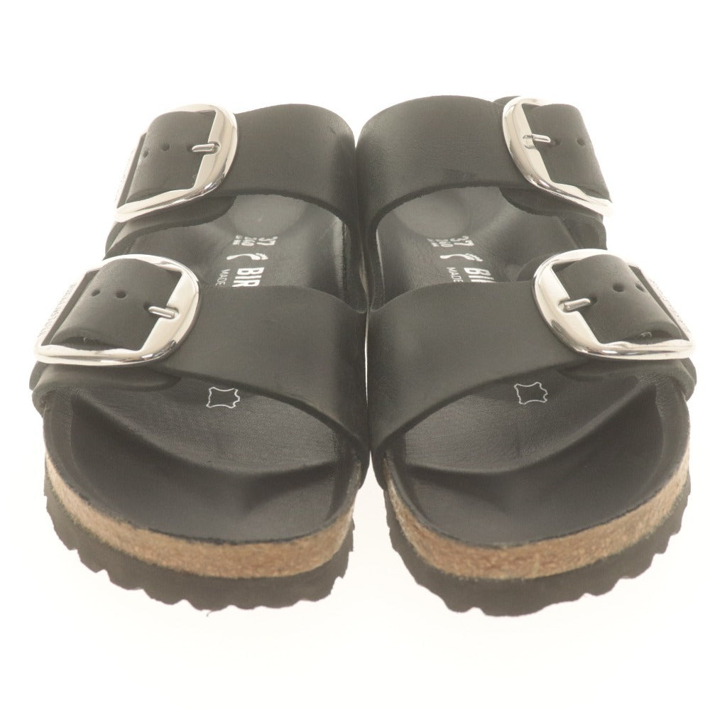 ■ BIRKENSTOCK Sandals Shoes Footwear Belt Silver Hardware Men's Women's 24cm Black
