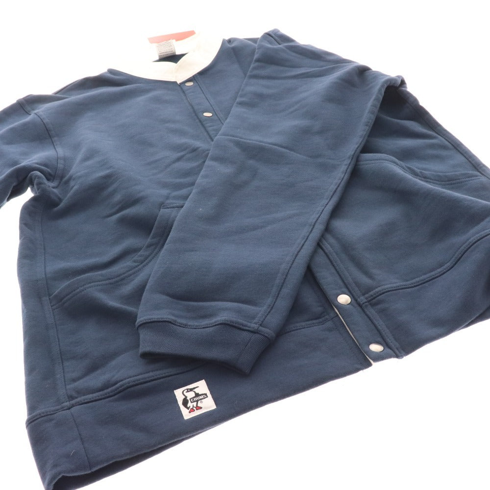 ■ チャムス ブルゾン ジャケット アウター フルスナップハリケーントップ メンズ XXL ブルー ネイビー系 タグ付き 未使用