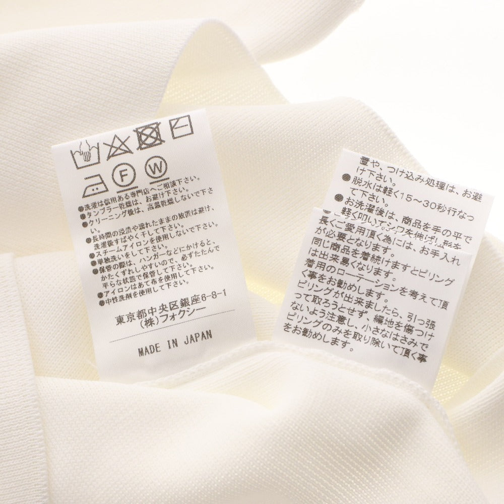 ■ フォクシー FOXEY ニット 半袖 42768 トップス 日本製 薄手 サマーニット レディース 38(S相当)ホワイト タグ付き 未使用