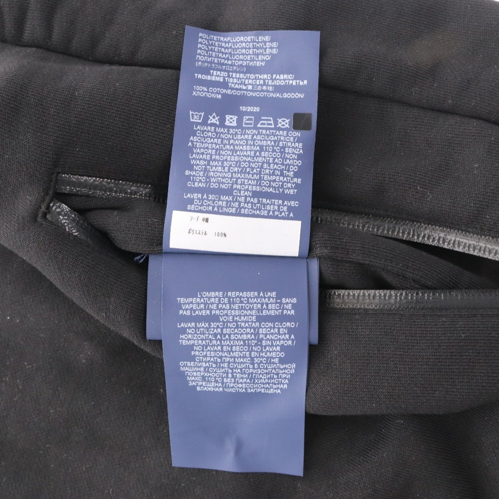 HERNO Laminar Men's Jacket, Size 46, Black, Zippered, Pockets, Hooded