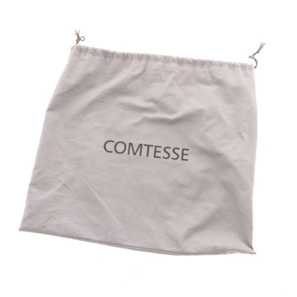 ■ コンテス ハンドバッグ トート ホースヘア レザー レディース グリーン系 袋付き