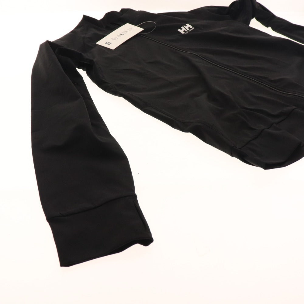 ■ Helly Hansen hoodie rashguard long sleeve top logo UV protection men's L black with tag unused