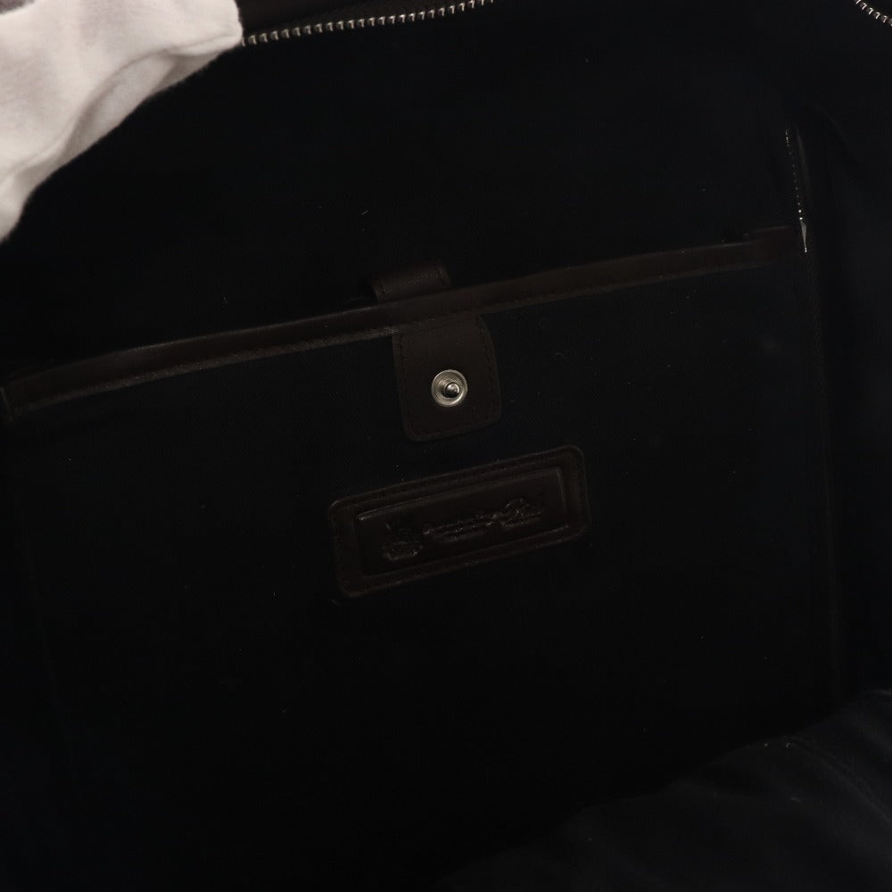 ■ P.I.D. Backpack, Business Bag, Water-Repellent, Cowhide Leather, Men's, Dark Brown, Tag Included