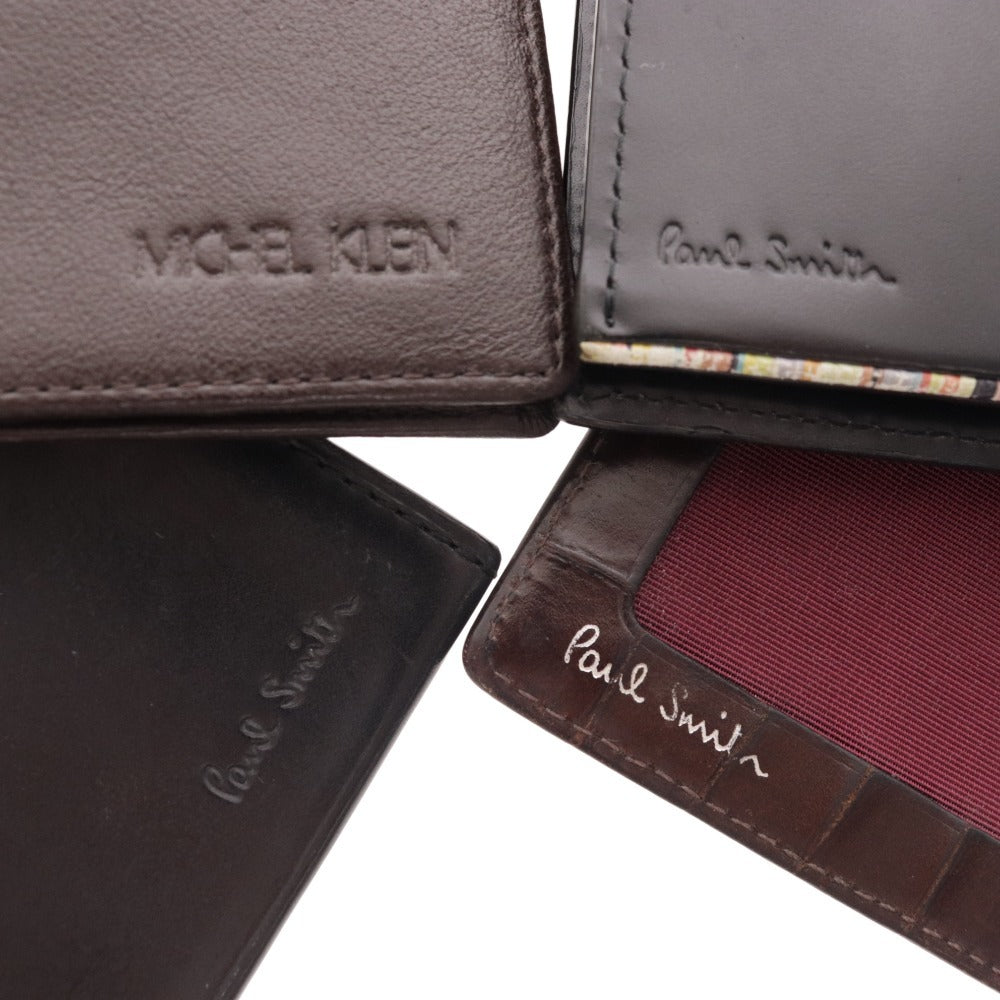 ■ ポール・スミス ミッシェルクラン 小物 5点セット まとめ売り 手帳ケース キーケース 名刺入れ 定期券入れ 財布 ブラック ブラウン