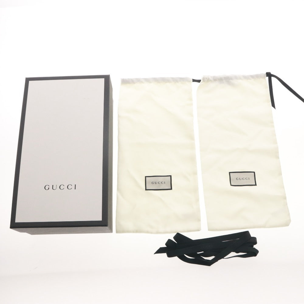 ■ グッチ GUCCI ホースビットローファー 110-0214 靴 革 金具 メンズ 8 1/2(27~27.5cm相当)ワイン ダークブラウン 付属品付き
