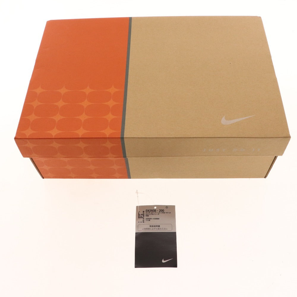 ■ ナイキ スニーカー 靴 エアフォース 1 MID 07 LX メンズ レディース 26 26.5 ベージュ ホワイト ブラック 箱付き タグ付き 未使用