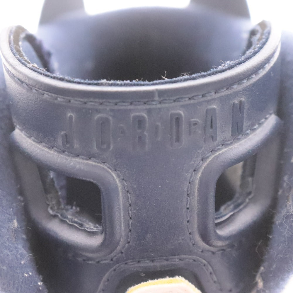 ■ ナイキ スニーカー シューズ 384664-130 靴 エアジョーダン 6 レトロ メンズ 26.5cm ネイビー ホワイト 箱付き