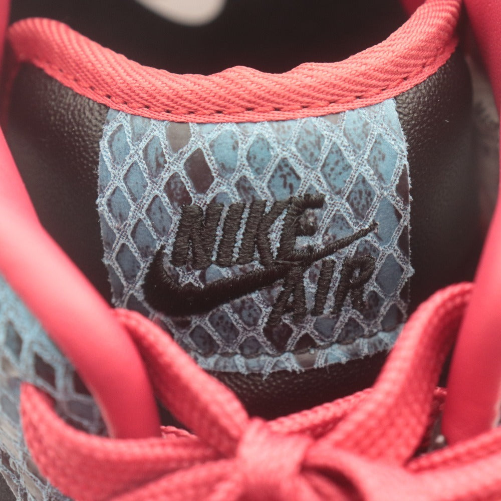 ■ ナイキ NIKE バイユー BY YOU スニーカー エアフォース1 LOW ロー 靴 パイソン メンズ 26.5 レッド ブルー系 未使用 箱付き