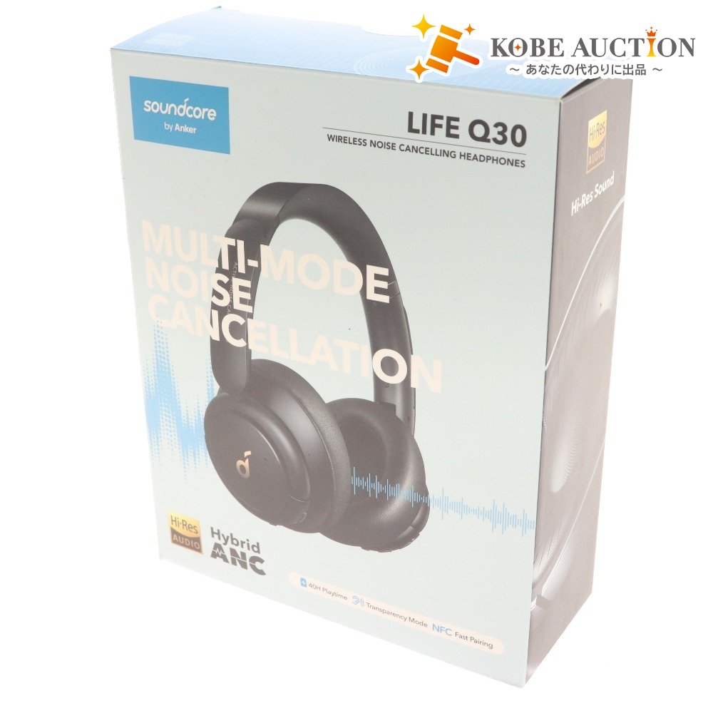 ■ Anker Wireless Headphones A3028 Soundcore Life Q30 Black Power supply  confirmed Accessories included