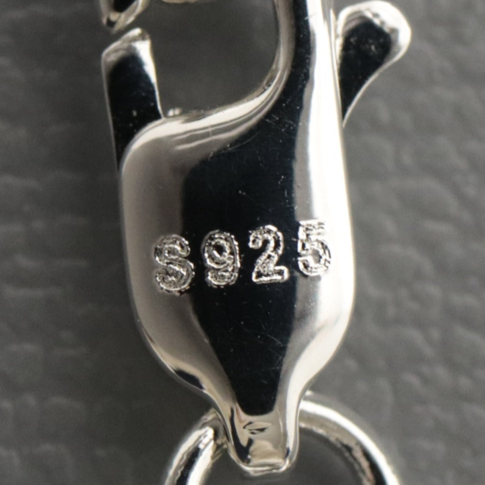 ■ シルバー 925 ネックレス クリップチェーン アクセサリー メンズ レディース 45cm