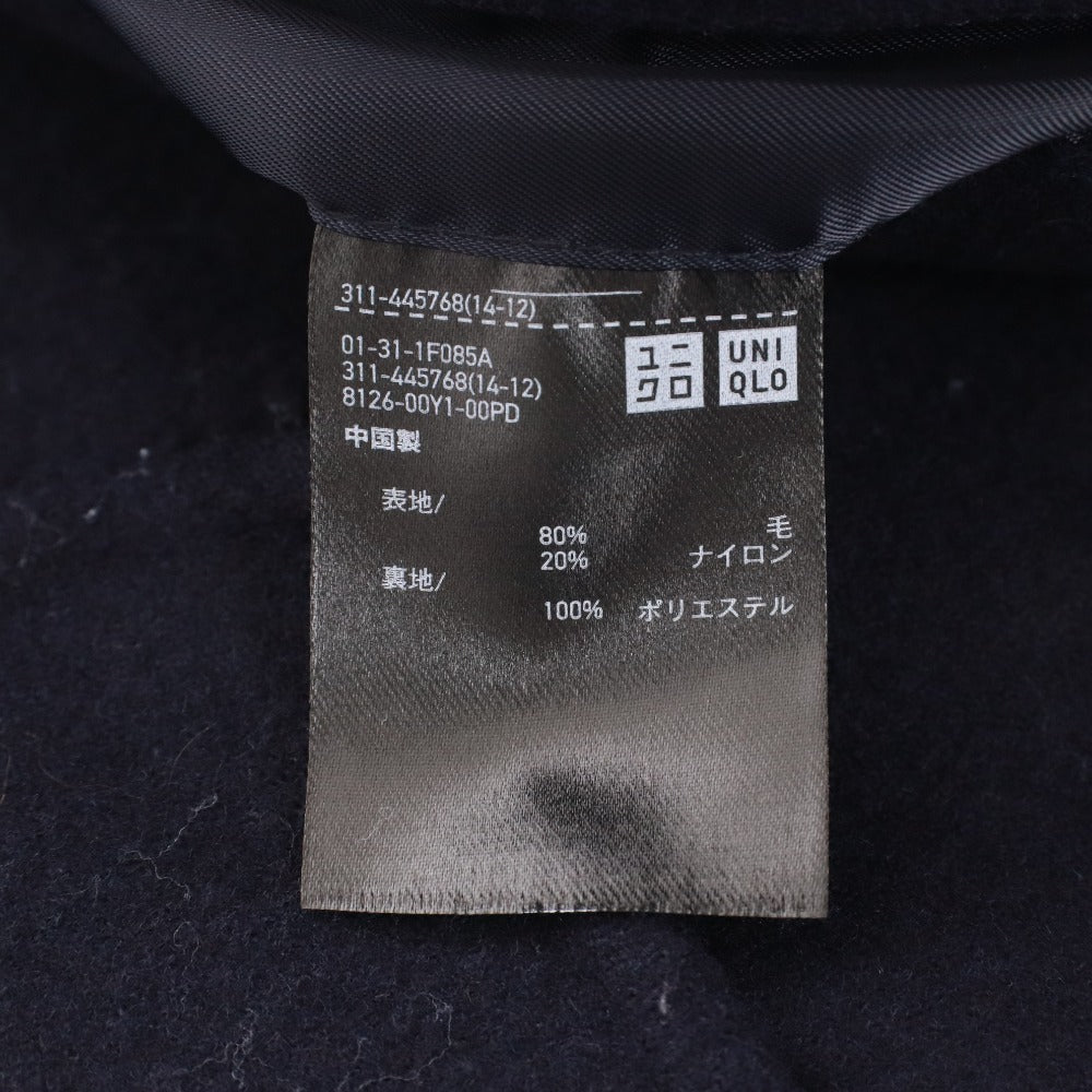 ■ ユニクロ +J コート アウター ボタン ポケット メンズ XXL ダークネイビー系