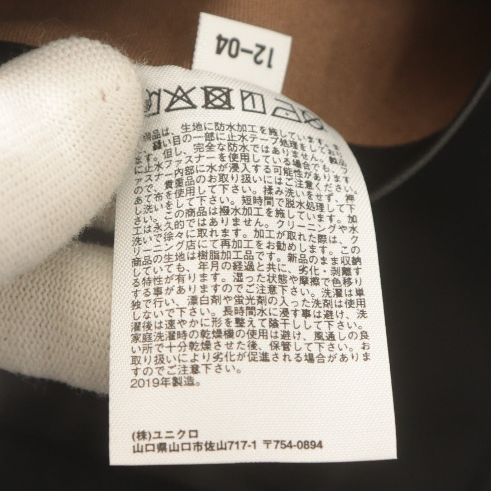 ■ ユニクロU UNIQLO U ブロックテックトレンチコート 長袖 防風 耐水 透湿性 メンズ XXL ブラウン タグ付き 未使用