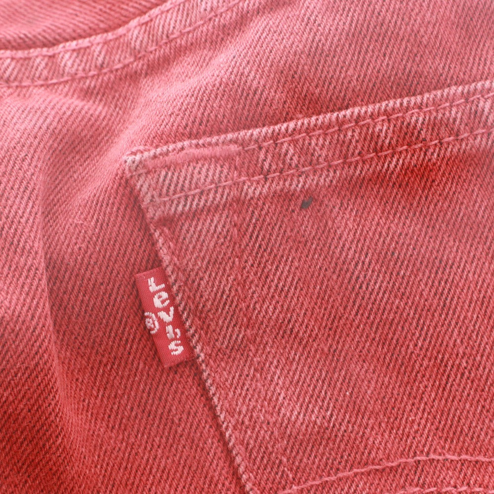 ■ LEVI'S リーバイス ジーンズ パンツ ボトムス 501XX カラージーンズ ボタン ポケット メンズ 34 レッド系