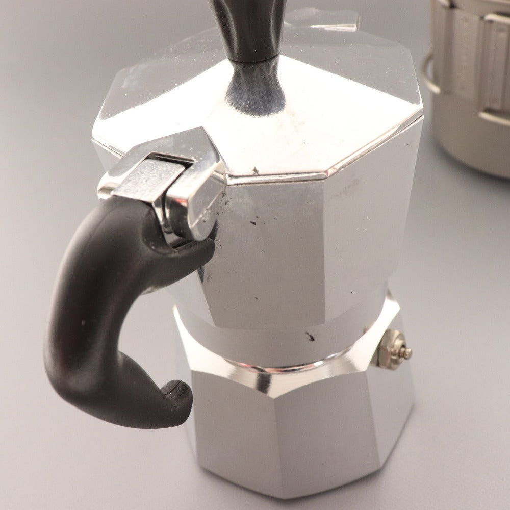 ■ エバニュー ビアレッティ チタンポット500 ストーブセット モカエスプレッソ 2点セット まとめ売り コーヒーメーカー 未使用