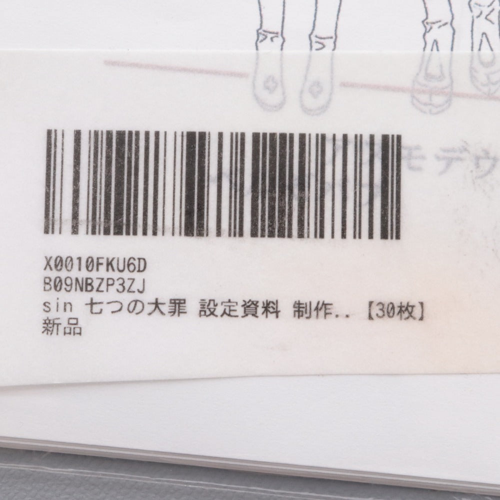 ■ sin 七つの大罪 設定資料 キャラクター資料 制作資料 30枚 アニメ