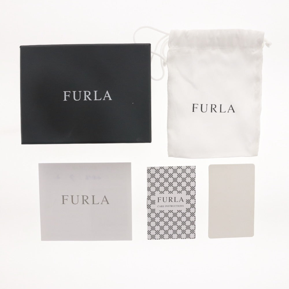 ■ FURLA フルラ パスケース 社員証ケース カードケース 定期入れ レディース ピンクベージュ系 袋 箱付き