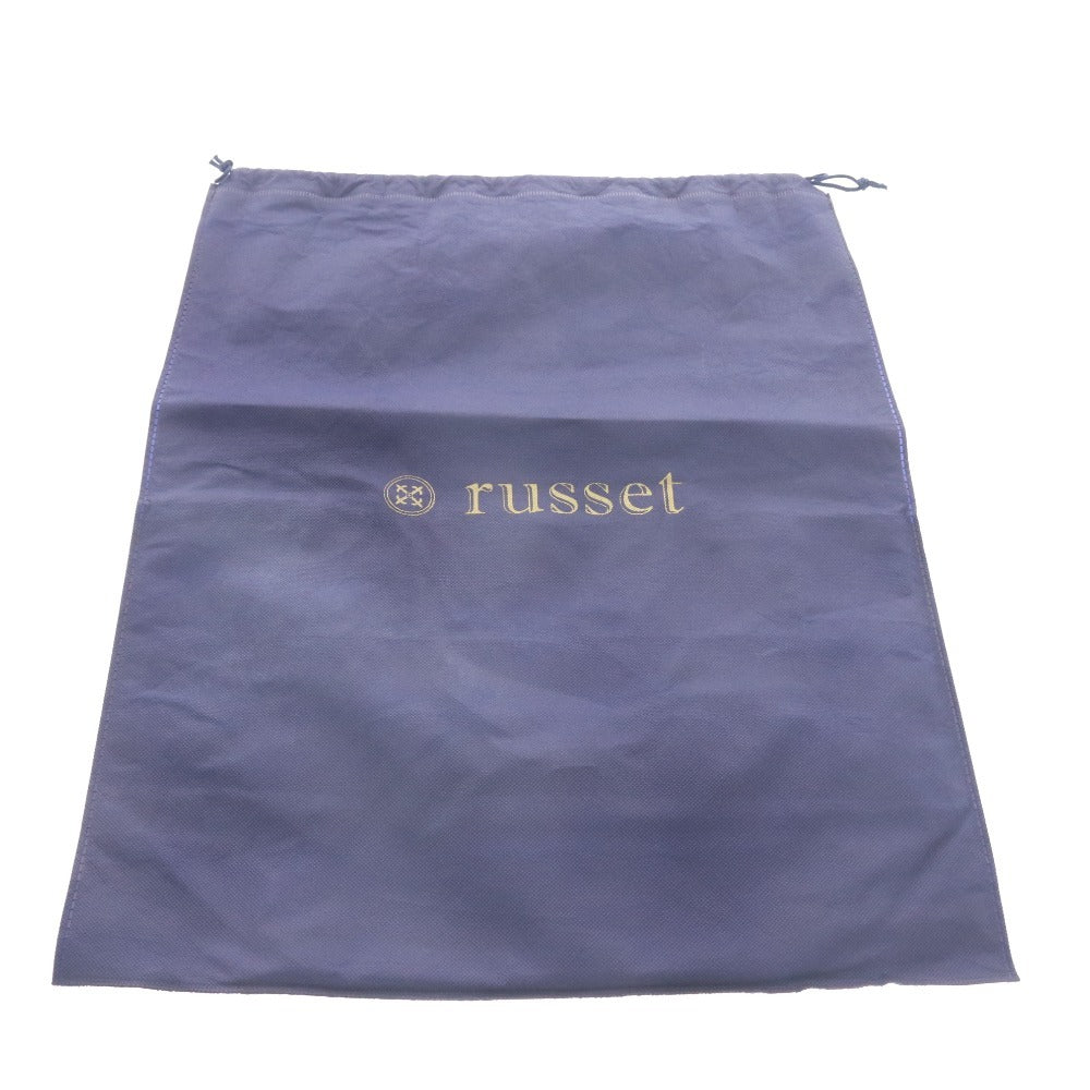 ■ russet ラシット ハンドバッグ トートバッグ 鞄 ミッキーマウス ボタン ファスナーポケット レディース ブラック 袋付き