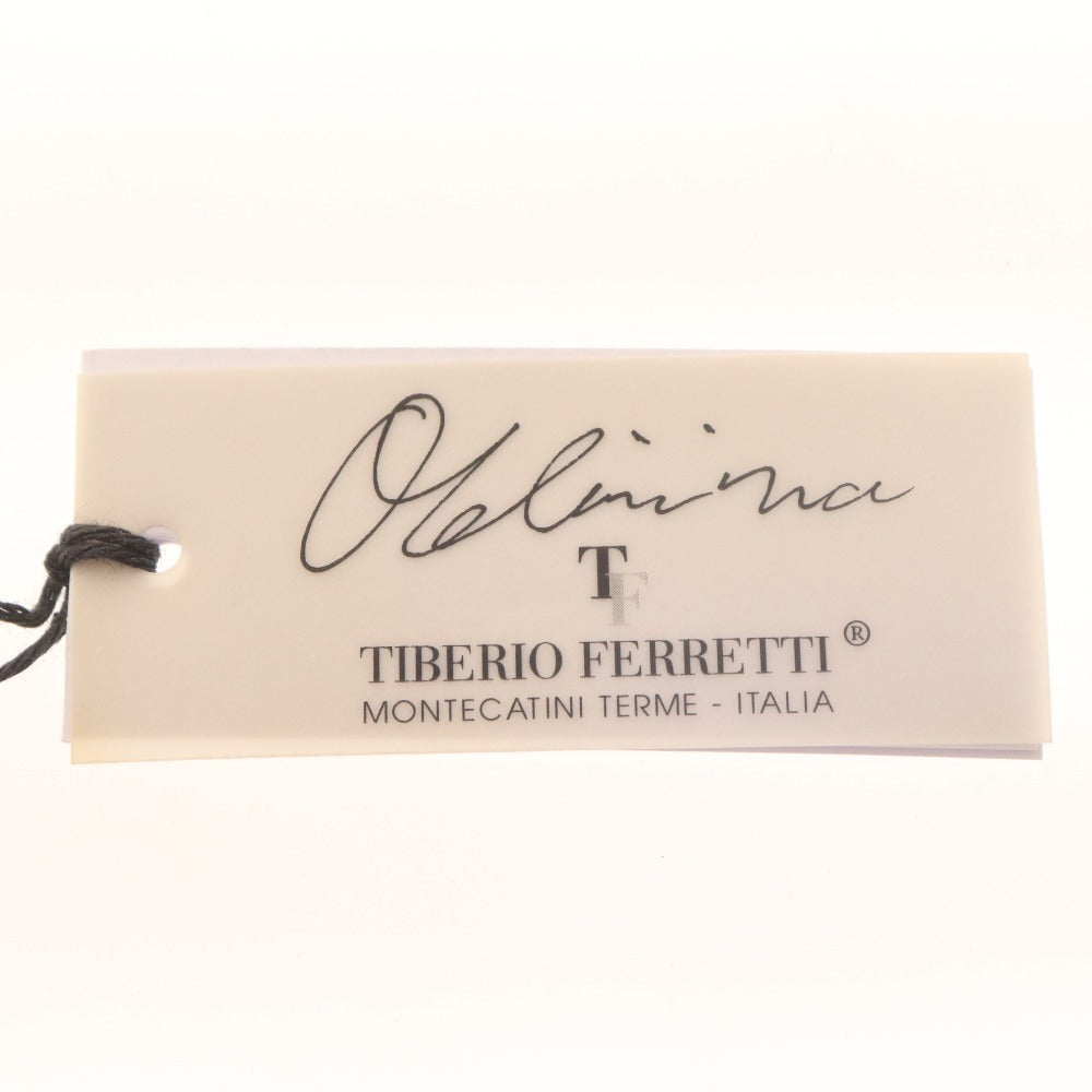 ■ Tiberio Ferretti Mesh Belt Belt Men's Braided Free Off-White Ivory Tag Included