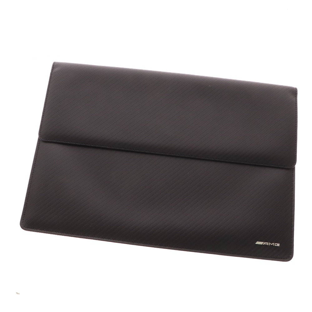 ■ AMG メルセデスベンツ キーケース キーリング 財布 ポーチ 4点セット 車検証ポーチ まとめ売り レザー メンズ ブラック 箱付き 未使用