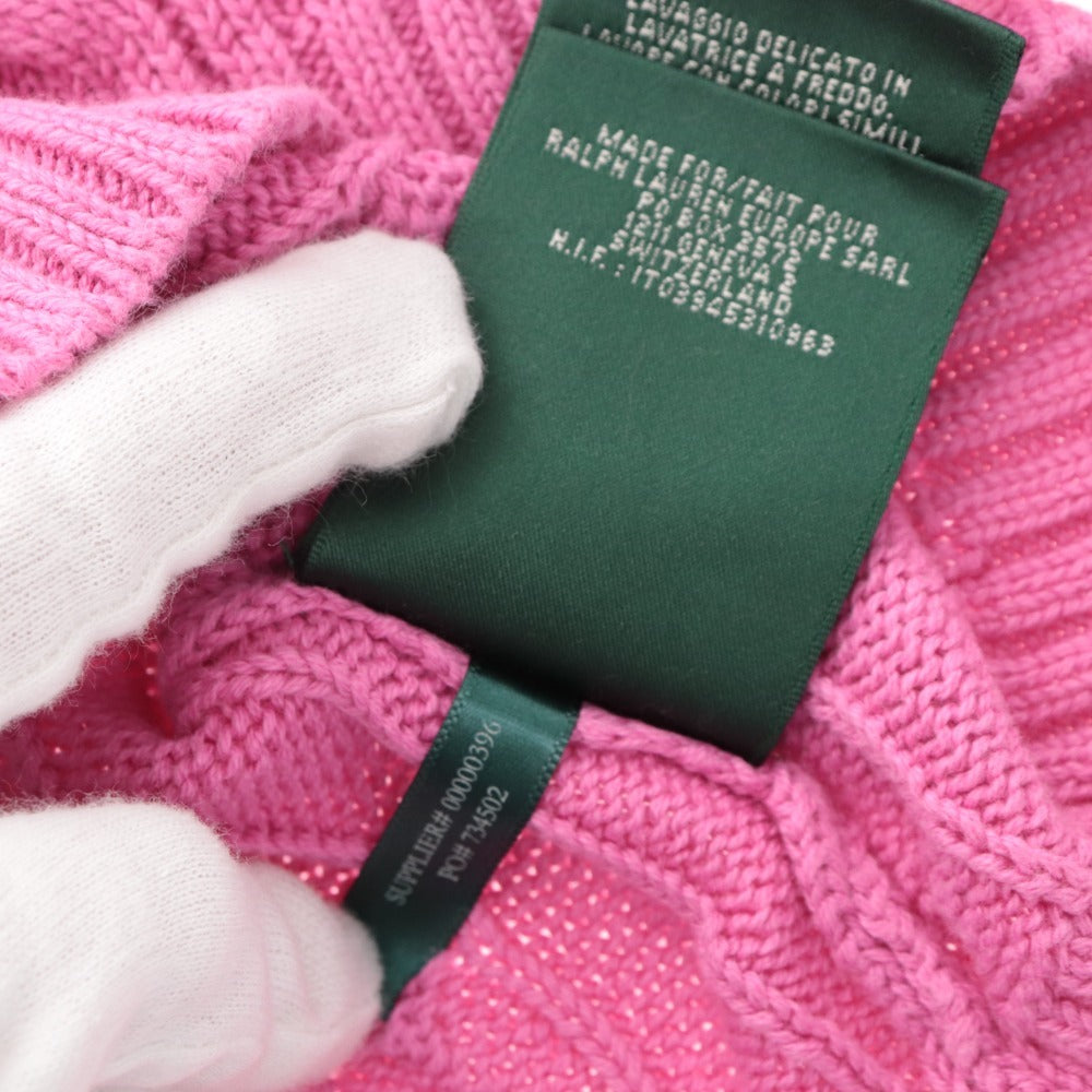 ■ Ralph Lauren knit long sleeve top sweater women's S pink