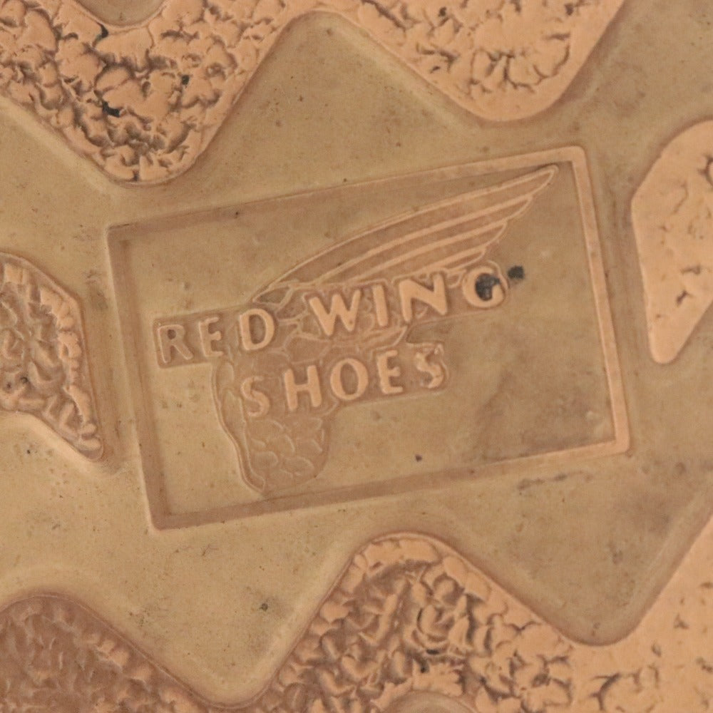 RED WING 8165 Leather Boots, Plain Toe, Made in USA, Women's, Size 23.5cm, Black