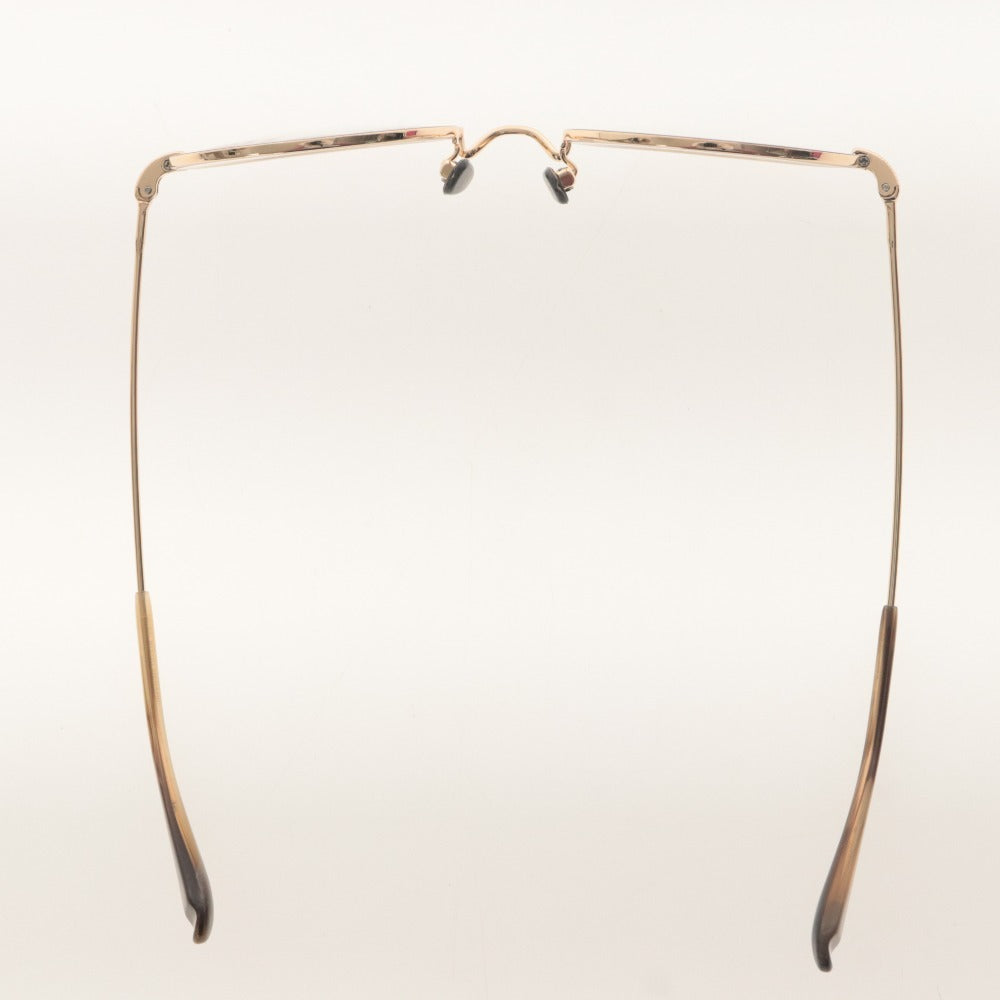 ■ KIKU 眼鏡 KBM0003-01 BIYOU MEGANE 美容眼鏡 VIVIPAD UV400対応 ファッションアイウェア レディース ゴールド系 付属品付き 未使用