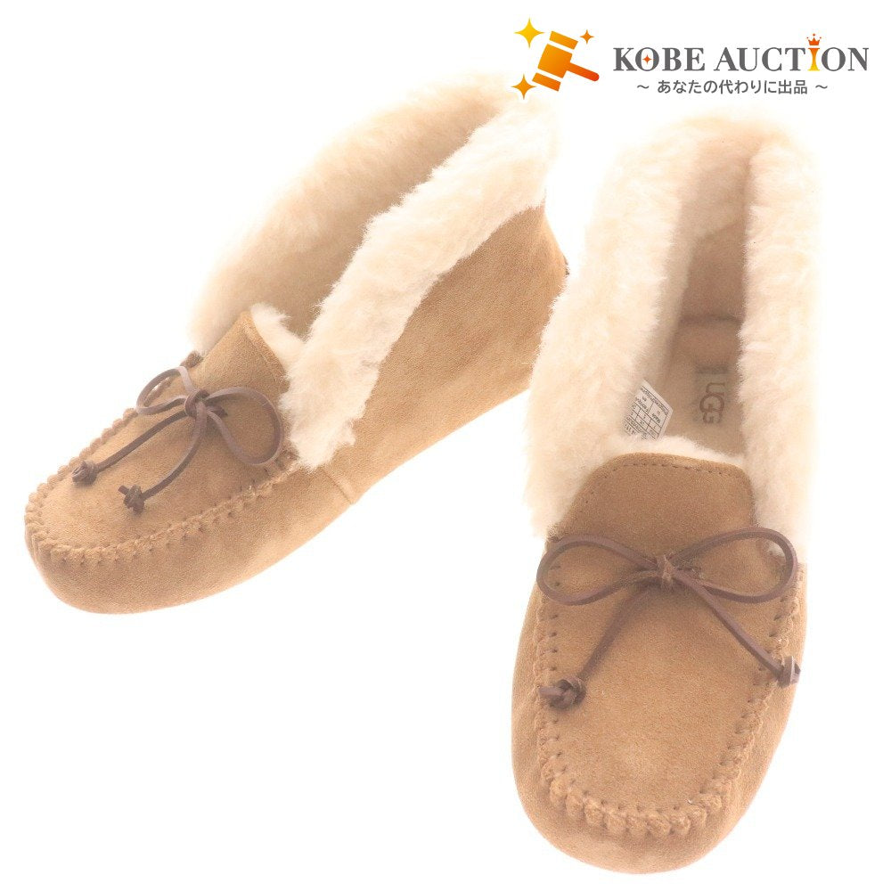 【新品✨未使用】　UGG　モカシン　アンスレー　ムートン　ブラウン　22cm 新品未使用UGG アグ ムートンモカシン 新品✨未使用】 UGG