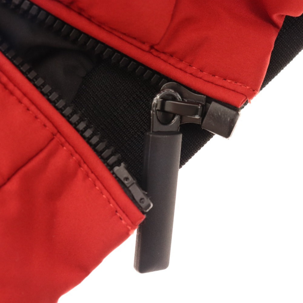 ■ グラーンキオ ダウンベスト アウター フード付き イタリア製 メンズ M レッド ブラック 未使用