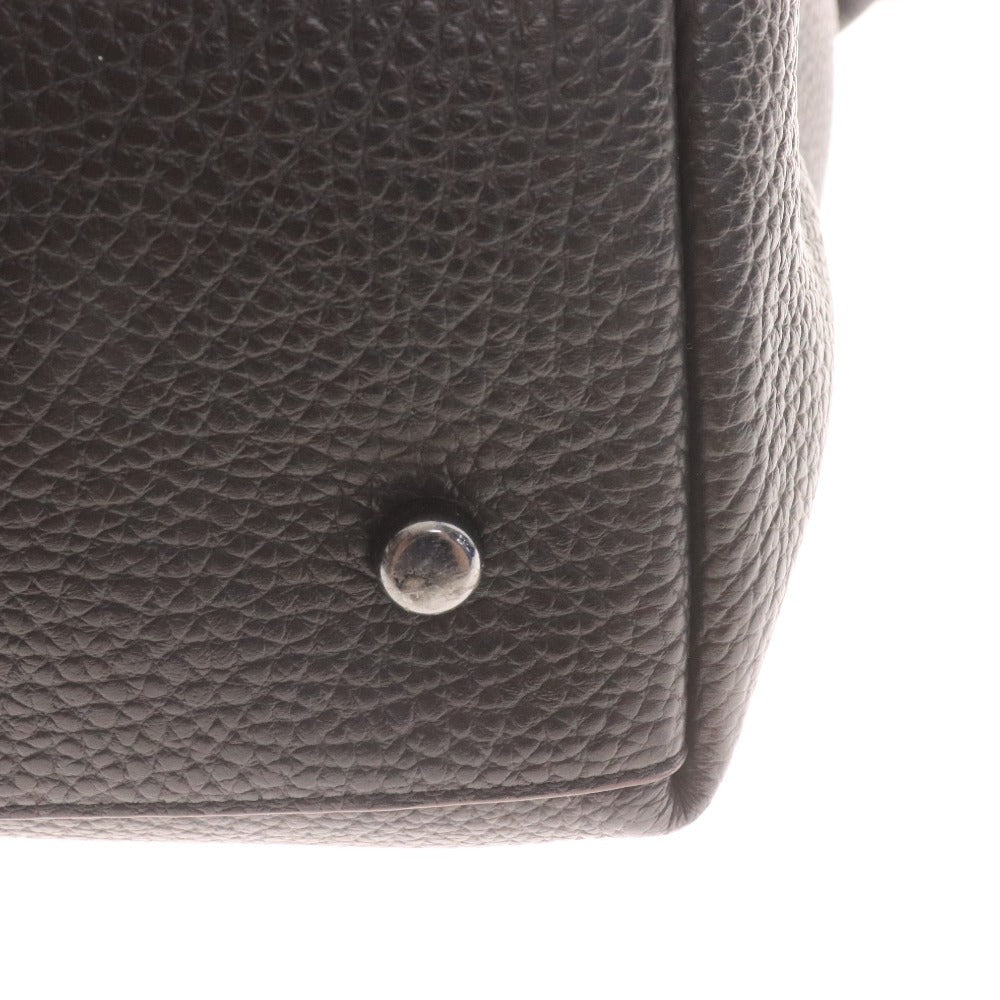 ■ Coach Boston Bag Shoulder Bag 2-Way Logo Large Capacity Men's Women's Black