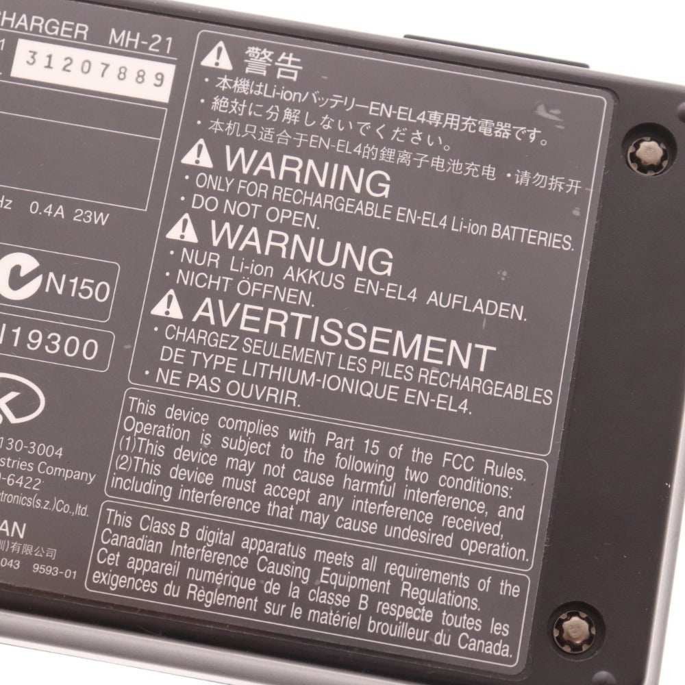 ■ ニコン バッテリーチャージャー MH-21 カメラ アクセサリー 充電器