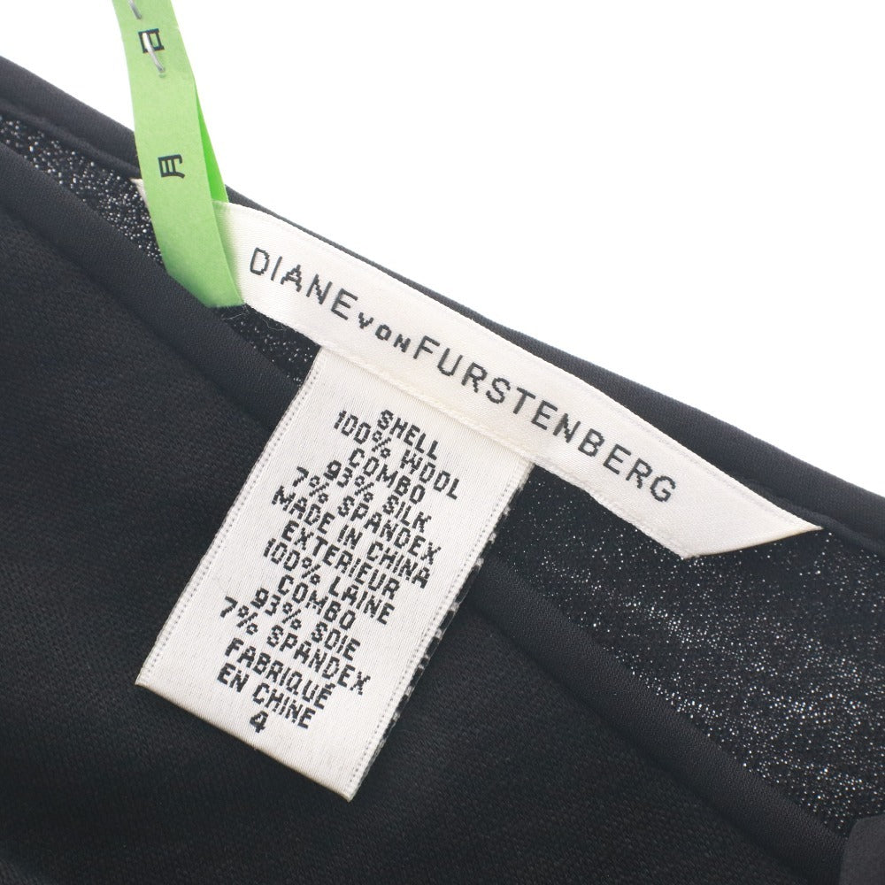 ■ DIANE von FURSTENBERG Dress Top Bottoms Solid Women's M Black