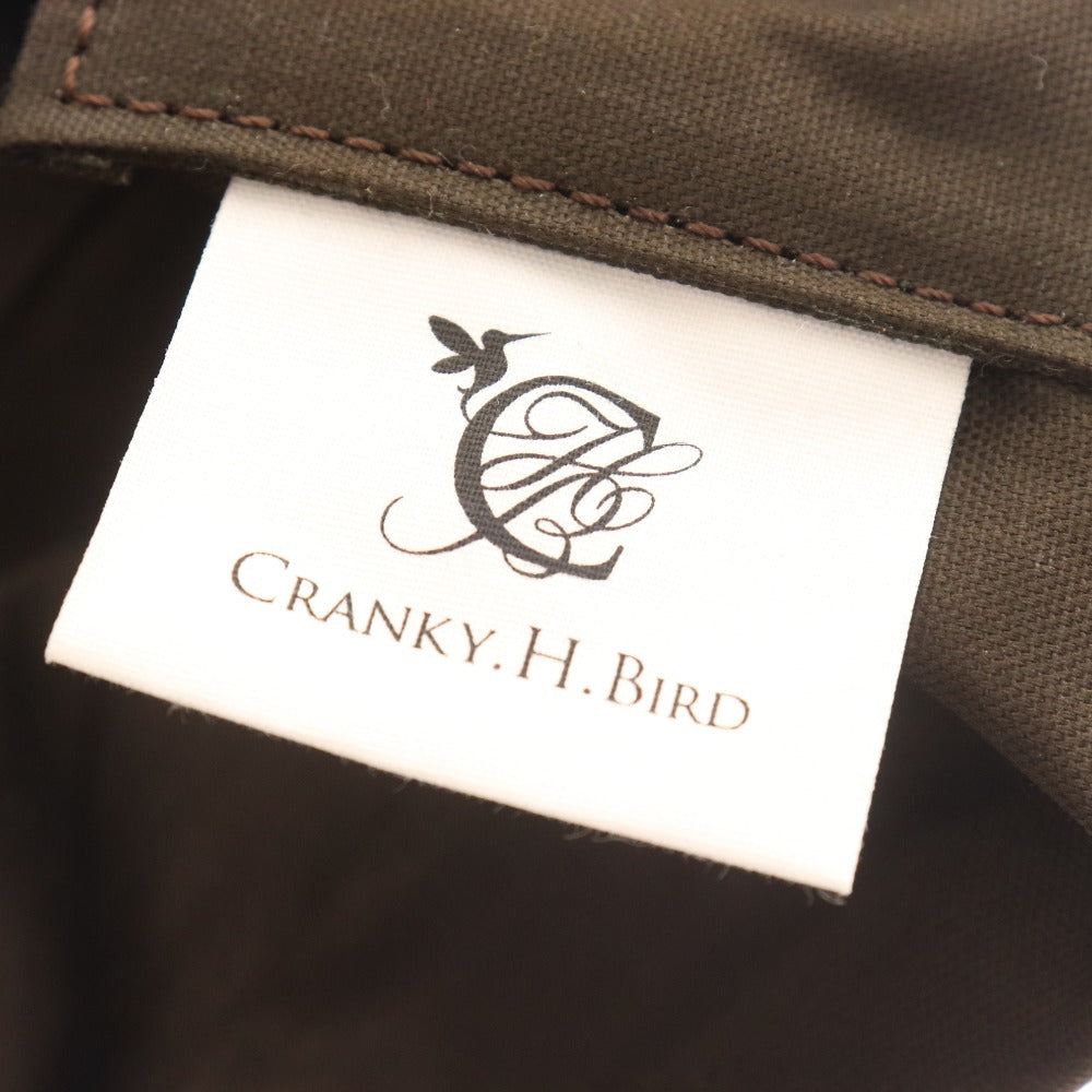 ■ クランキーエイチバード トートバッグ ショルダーバッグ バッグ 鞄 麻 レザー レディース グリーン グレー ホワイト