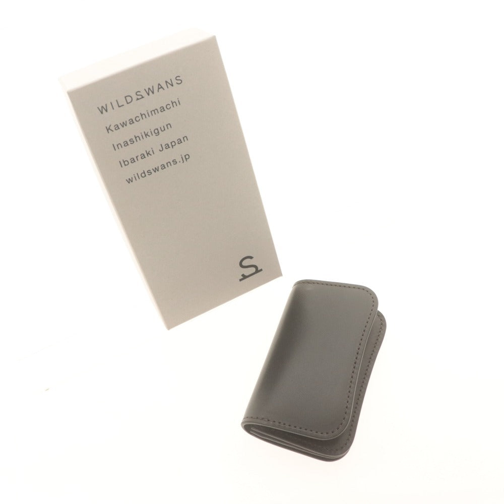 Wildswans General Saddle Pull-Up Business Card Case, Made in Japan, Men's, Black, Box Included, Unused