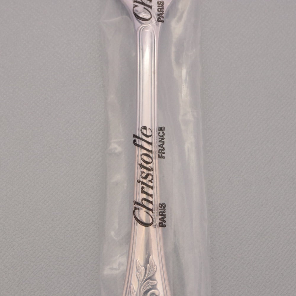 ■ Christofle France Fork Dinner Table Logo Western Tableware Total Length 20.6cm Unopened Unused