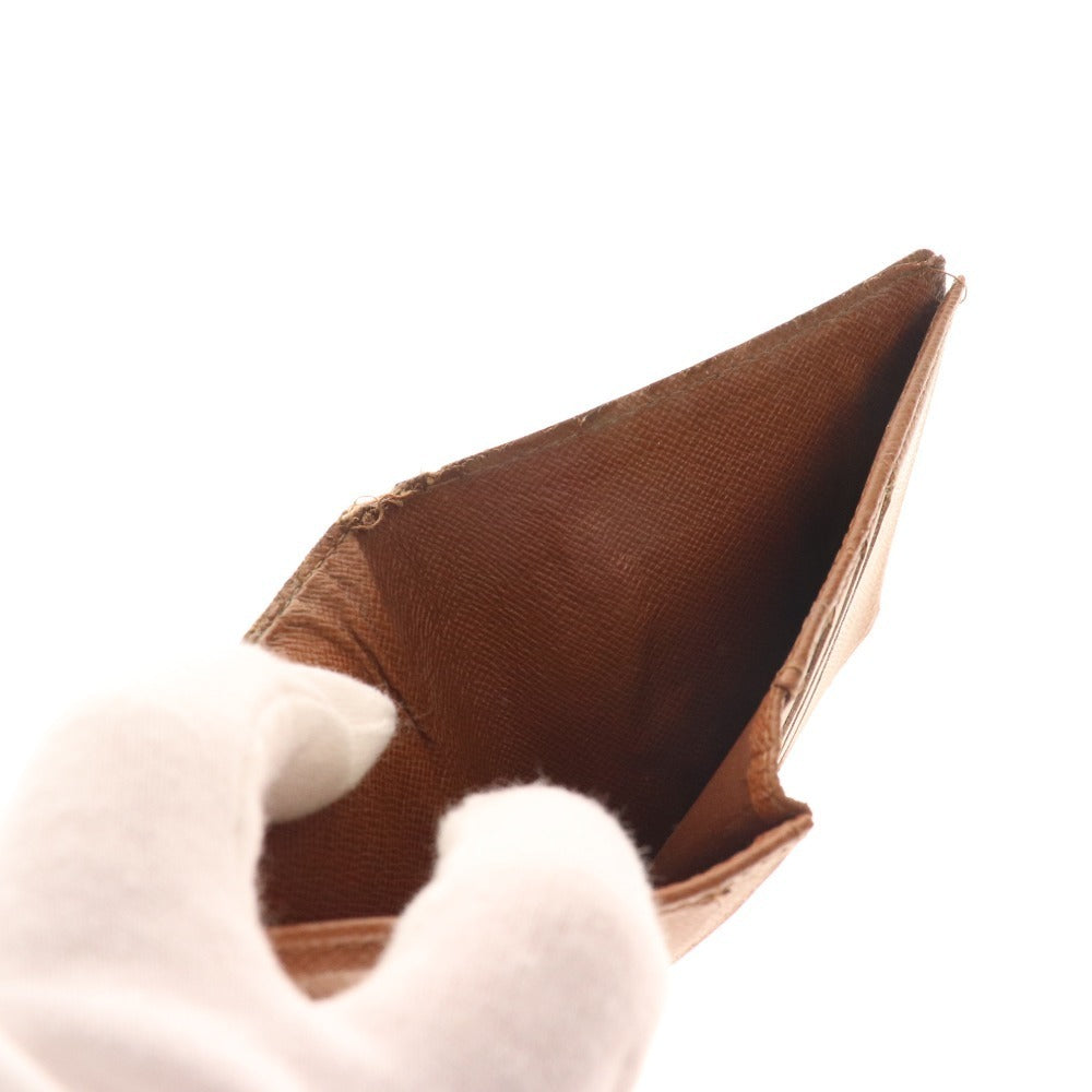 ■ ルイヴィトン 二つ折り財布 ウォレット ポルトビエ6 カルトクレデ モノグラム メンズ レディース ブラウン